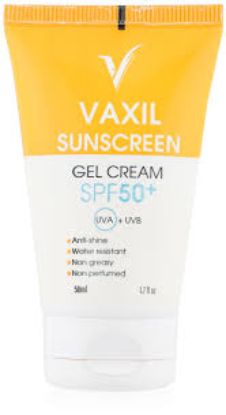 VAXIL SUNSCREEN GEL CREAM SPF50 50 ML