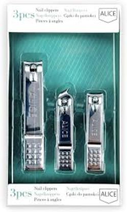 ALICE NAIL CLIPPERS طقم قصافة(3قطع)