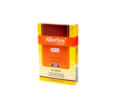 ALLERFEN 180 MG 20 TAB 54 LE