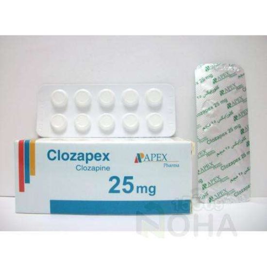 CLOZAPEX 25 MG 50 TAB 50 LE