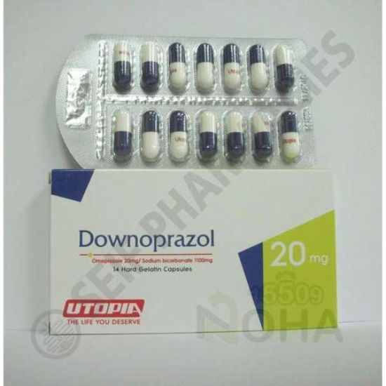 DOWNOPRAZOL 20 MG 14 CAP 74 LE