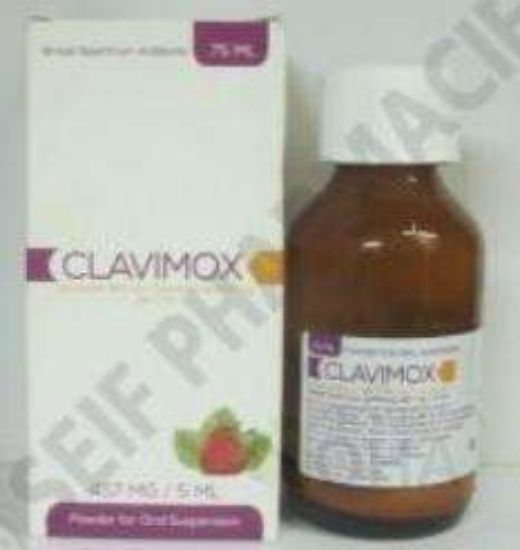 CLAVIMOX 642 G SUSP 75 ML 89 LE