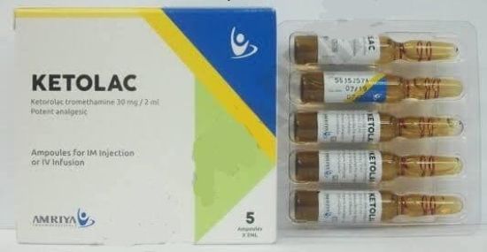KETOLAC 30 MG 5 AMP 60 LE