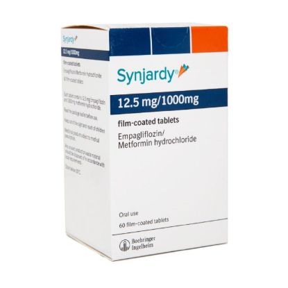 SYNJARDY 12.5/1000 MG 60 TAB 870 LE