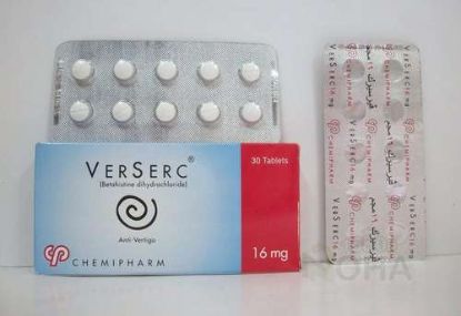 VERSERC 16 MG 30 TAB 87 LE