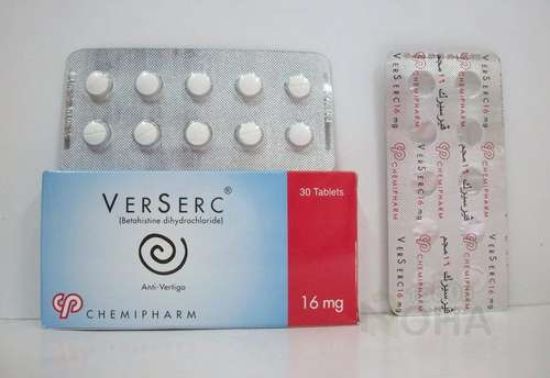 VERSERC 16 MG 30 TAB 87 LE