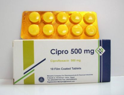 CIPRO 500 MG-10 TABLETS 53 LE
