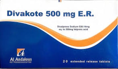 DIVAKOTE ER 500 MG 20 TAB 106 LE
