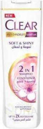 CLEAR SHAMPOO WOMAN SOFT& SHINY 180 ML OFFER (7 LE)