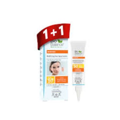 BIO BALANCE AKNSUN MATTIFYING FACE 40ML offer 1+1