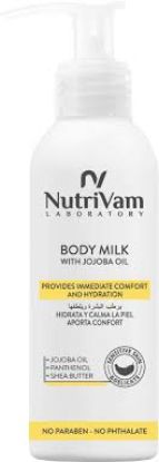 NUTRIVAM BODY MILK WITH JOJOBA OIL 100ML