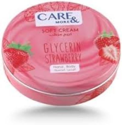 CARE MORE GLYCERIN&STRAWBERRY SOFT CREAM 250ML