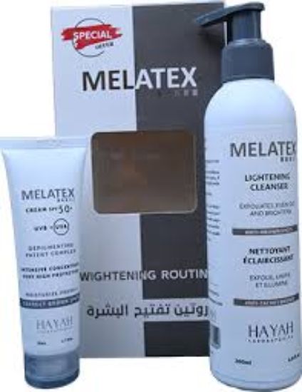 MELATEX LIGHTENING CREAM +CLEANSER FREE