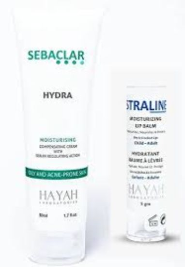SEBACLAR HYDRA MOISTURISING CREAM 50ML+LIP BALM