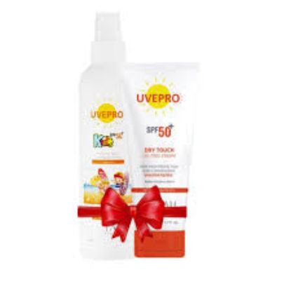 UVEPRO KIDS SPRAY & DRY TOUCH CREAM SPF+50 OFFER