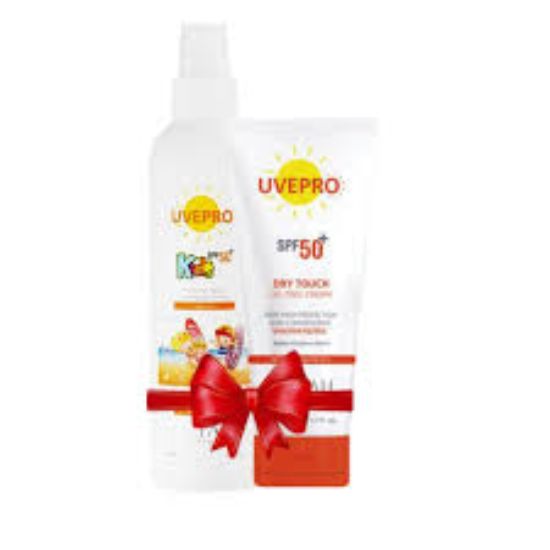 UVEPRO KIDS SPRAY & DRY TOUCH CREAM SPF+50 OFFER