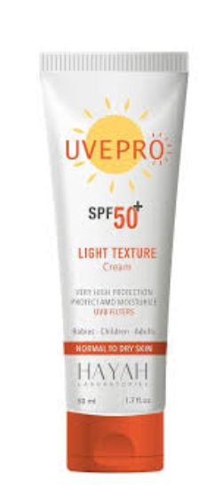 UVEPRO LIGHT TEXTURE CREAM SUN BLOCK SPF+50 OFF1+1
