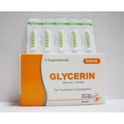 GLYCERIN INF PHARCO 5 SUPP 12 LE
