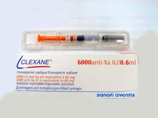 CLEXANE 6000 I.U. 60 MG 2 PREFILLED SYRINGES 367 LE