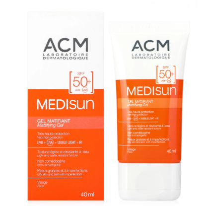 ACM MEDISUN MATTIFYING GEL SPF50 +40ML