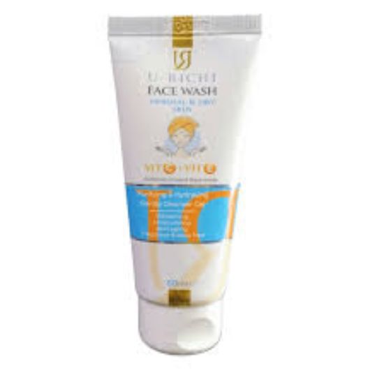 U-RICHI FACE WASH NORMAL DRY SKIN 50 ML
