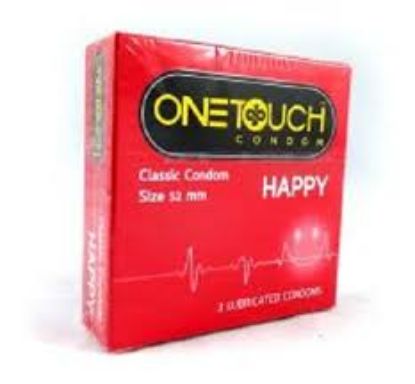 ONE TOUCH CONDOM 3 احمر