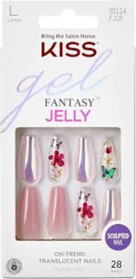 KISS GEL FANTASY JELLY COLOR 28 NAIL (JC01C) اظافر (FJC01C)