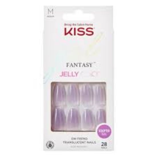 KISS GEL FANTASY JELLY COLOR 28 NAIL اظافر (FJC02C)