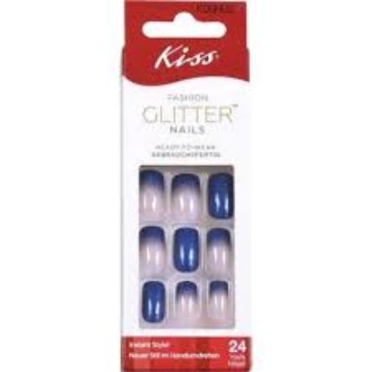 KISS FASHION GLITTER 24 NILS (KOGN02C)اظافر