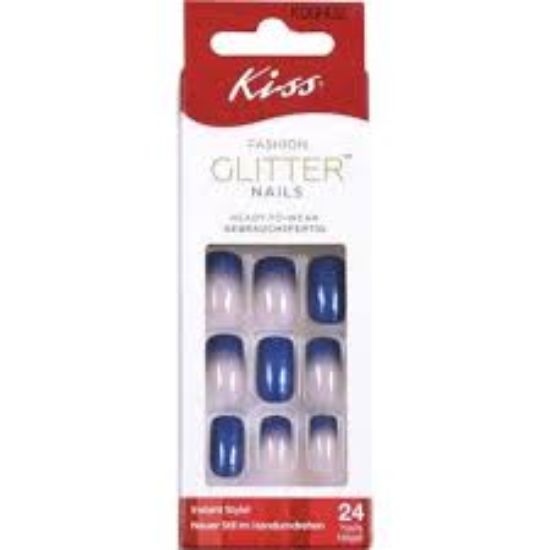 KISS FASHION GLITTER 24 NILS (KOGN02C)اظافر