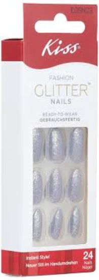 KISS FASHION GLITTER 24 NILS (KOGN03C)اظافر