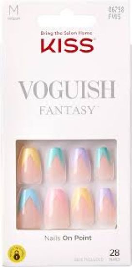 KISS VOGUISH FANTASY 28 NAIL (FV08C) اظافر
