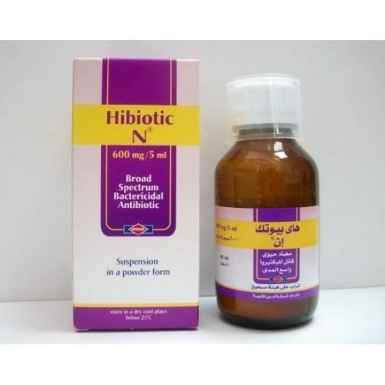 HIBIOTIC N 600 MG SUSP 92 LE