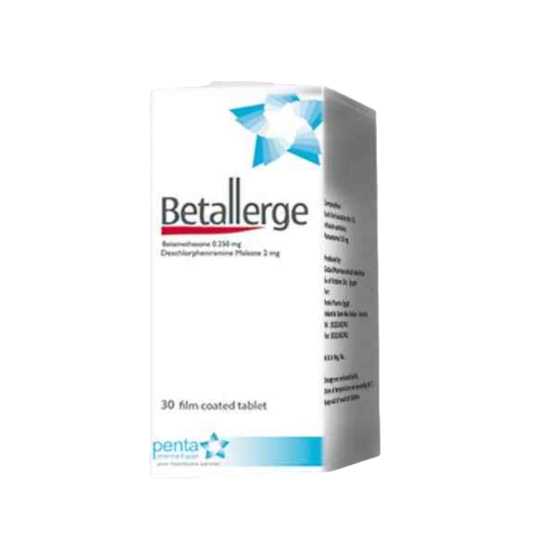 BETALLERGE 0.25 MG 30 TABLETS 42 LE
