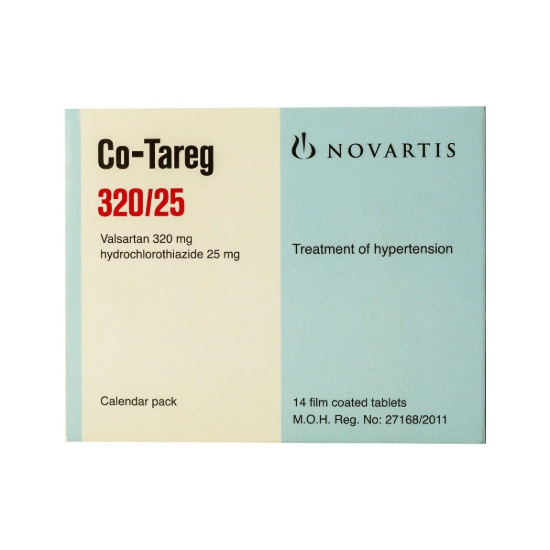 CO-TAREG 320/25 MG 14 TAB 198 LE