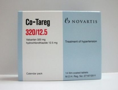 CO-TAREG 320/12.5 MG 14 TAB 222 LE