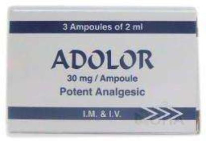 ADOLOR 30 MG AMP 36 LE