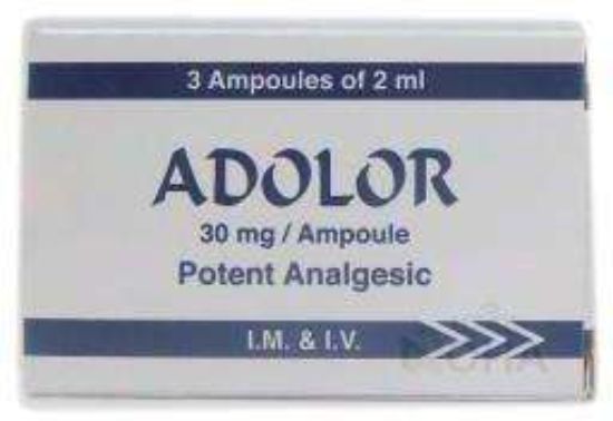 ADOLOR 30 MG AMP 36 LE