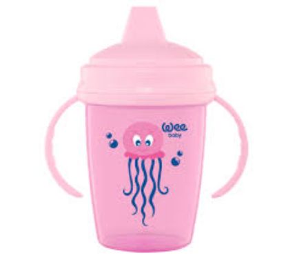 WEE BABY +6 240 ML كوب باليد ماصة هارد
