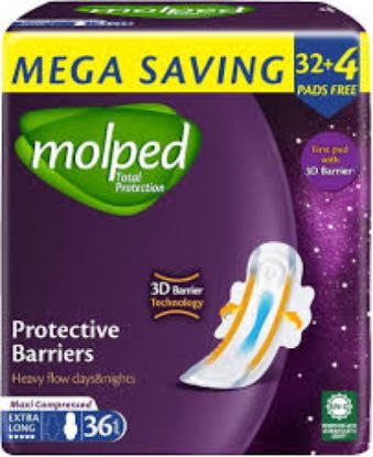 MOLPED TOTAL PROTECTION MAXI EXTRA LONG 32+4 PADS