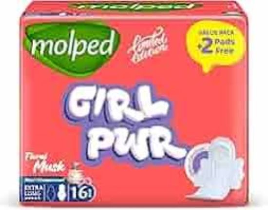 MOLPED LIMITED EDITION GIRL PWR MAXI EXTRA LONG 16+2 PADS