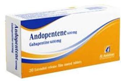 ANDOPENTENE 600 MG 20 TAB 100 LE