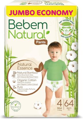 BEBEM NATURAL 4 PANTS 58 PCS
