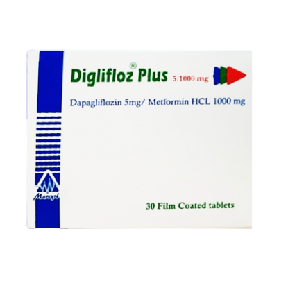 DIGLIFLOZ PLUS 1000/5 MG 30 TAB 183 LE