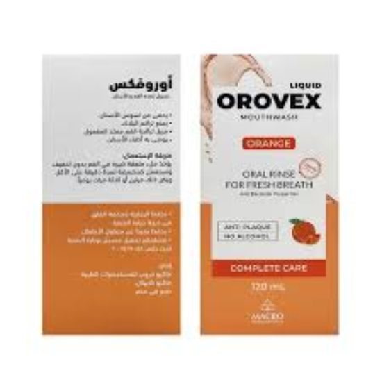OROVEX ORANGE MOUTH WASH 120 ML