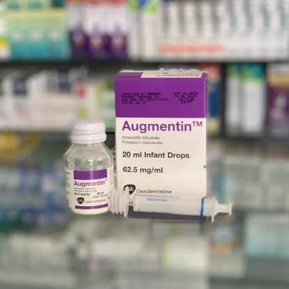 AUGMENTIN ORAL DROPS 62.5 MG 20 ML 86 LE