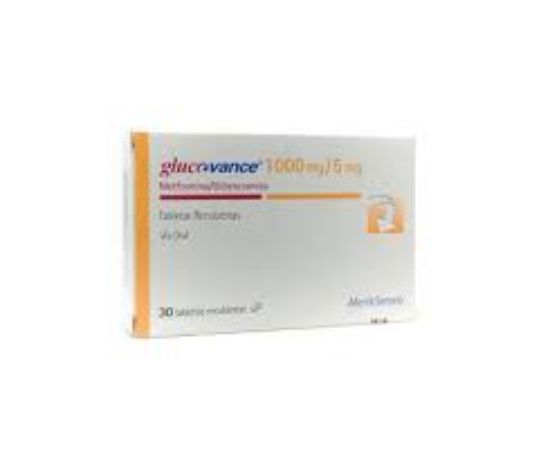 GLUCOVANCE 1000 MG/5 MG TAB 30 TAB 2 STRIP 124 LE