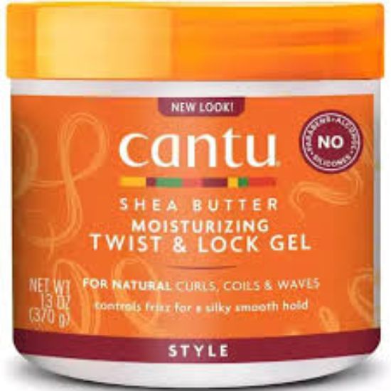 CANTU TWIST&LOCK GEL WITH SHEA BUTTER 370GM