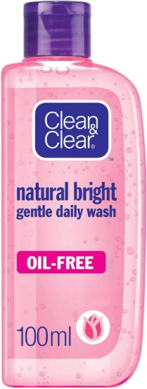 CLEAN & CLEAR, DAILY WASH, NATURAL BRIGHT, 100ML