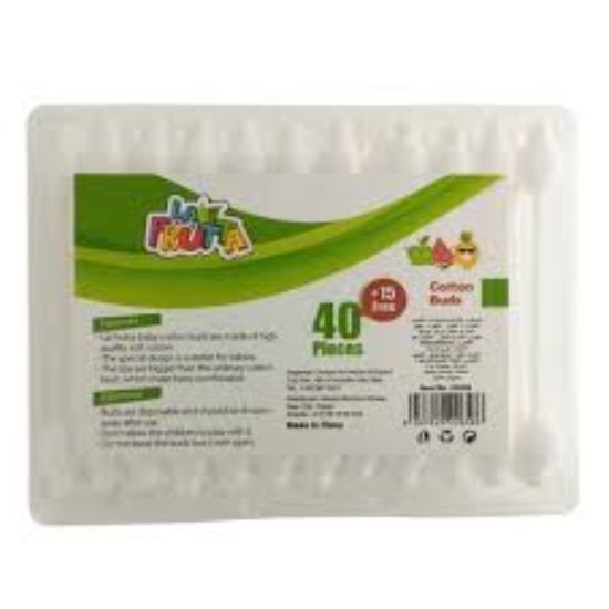 LA FRUTTA COTTON BUDS 40+15 PCS مربعه